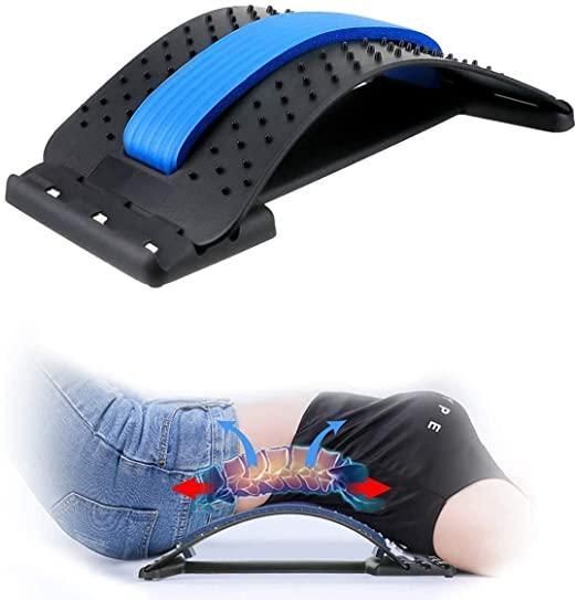Multi-Level Back Stretcher Posture Corrector Device for Back Pain Relief with Back Support Mate